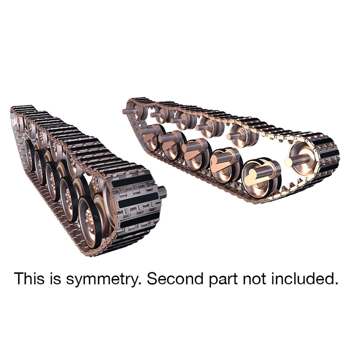 Continuous tracks 3D model_6