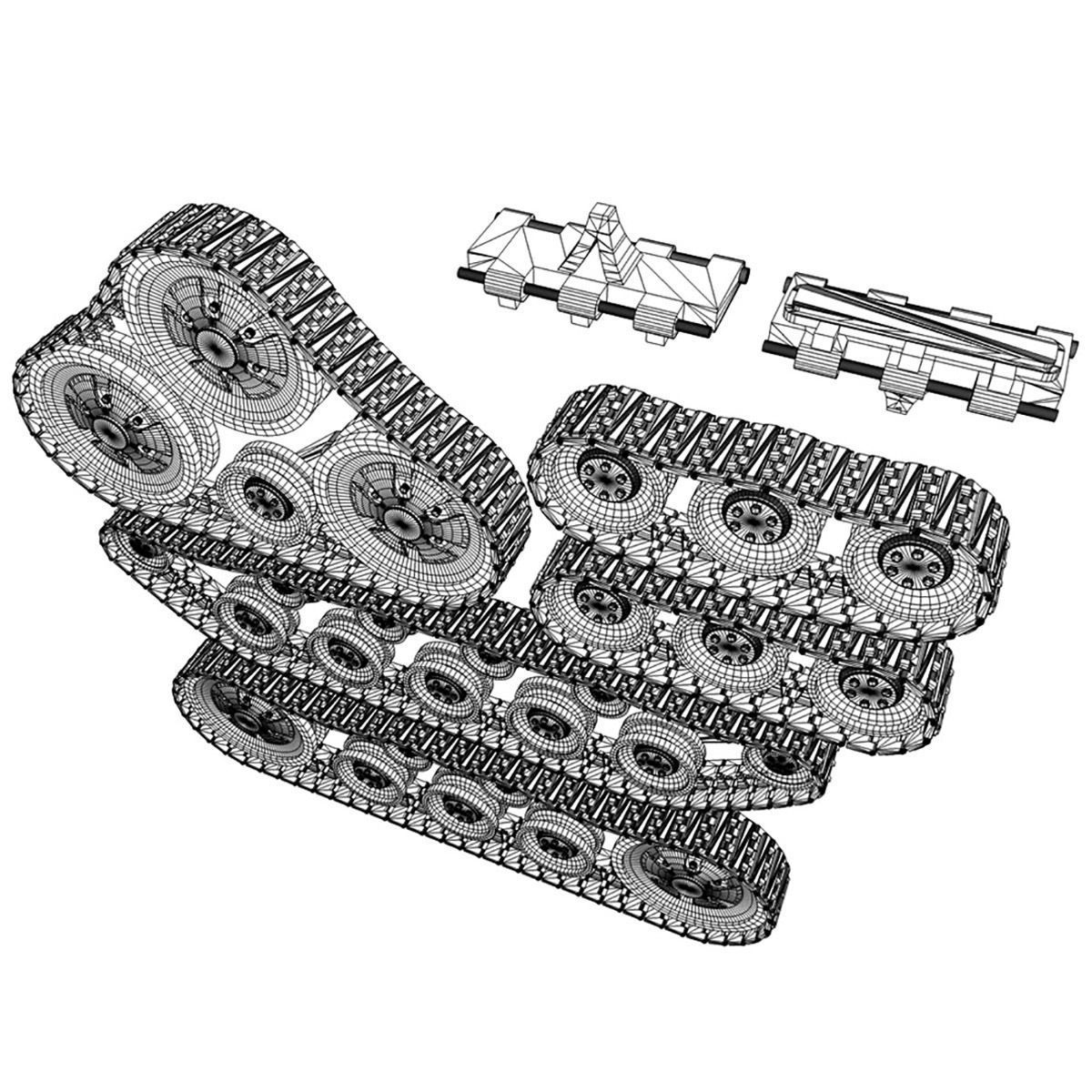 Continuous tracks 3D model_14