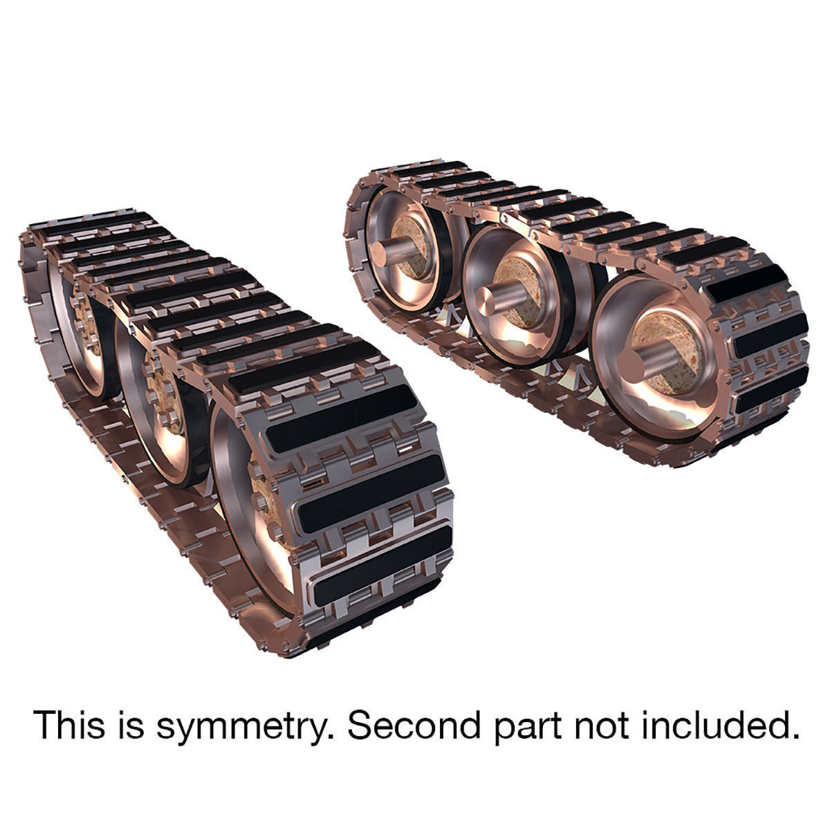 Continuous tracks 3D model_9