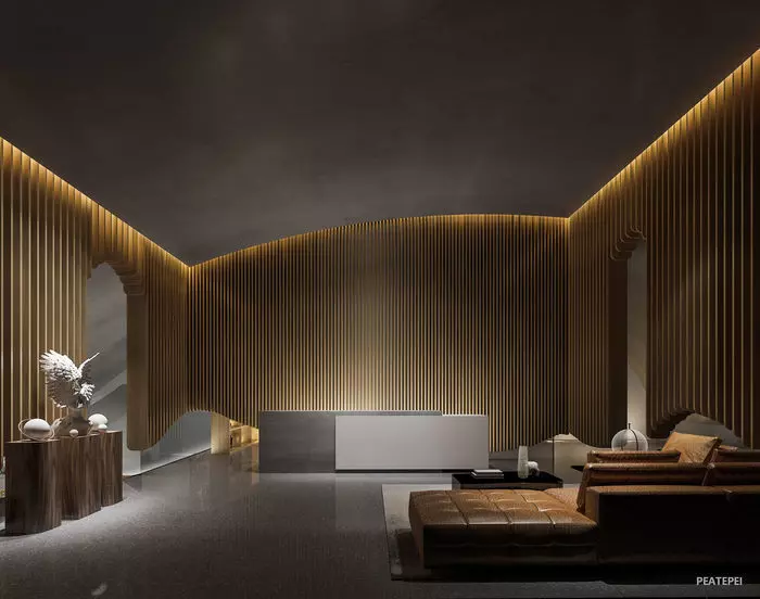 Reception hall 3D model_0