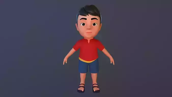 Asset - Cartoons - Character - Baby Boy - 02