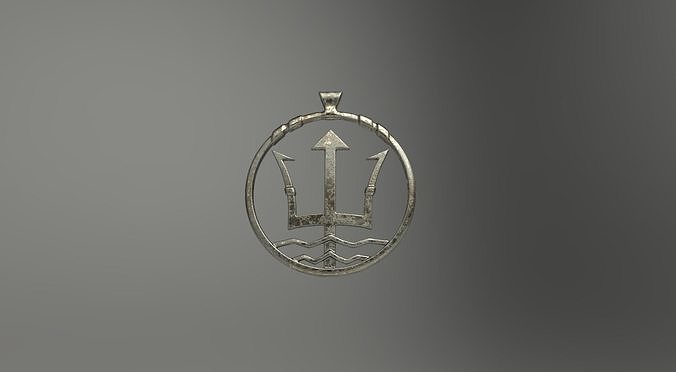 Pendant Poseidon 3dPrint 3D print model