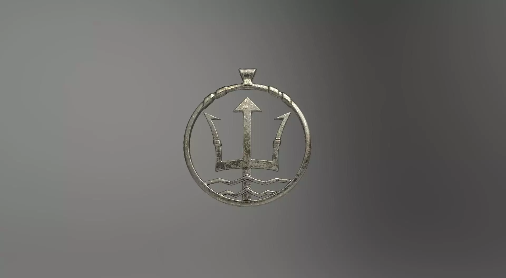 Pendant Poseidon 3dPrint 3D print model_0