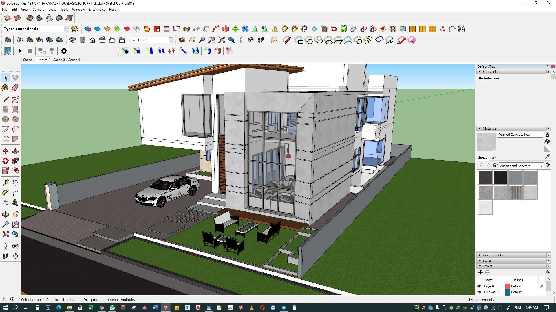 LUXURY HOUSE SKETCHUP M0DEL  3D model_5