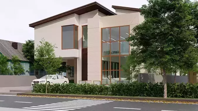 LUXURY HOUSE SKETCHUP M0DEL  3D model