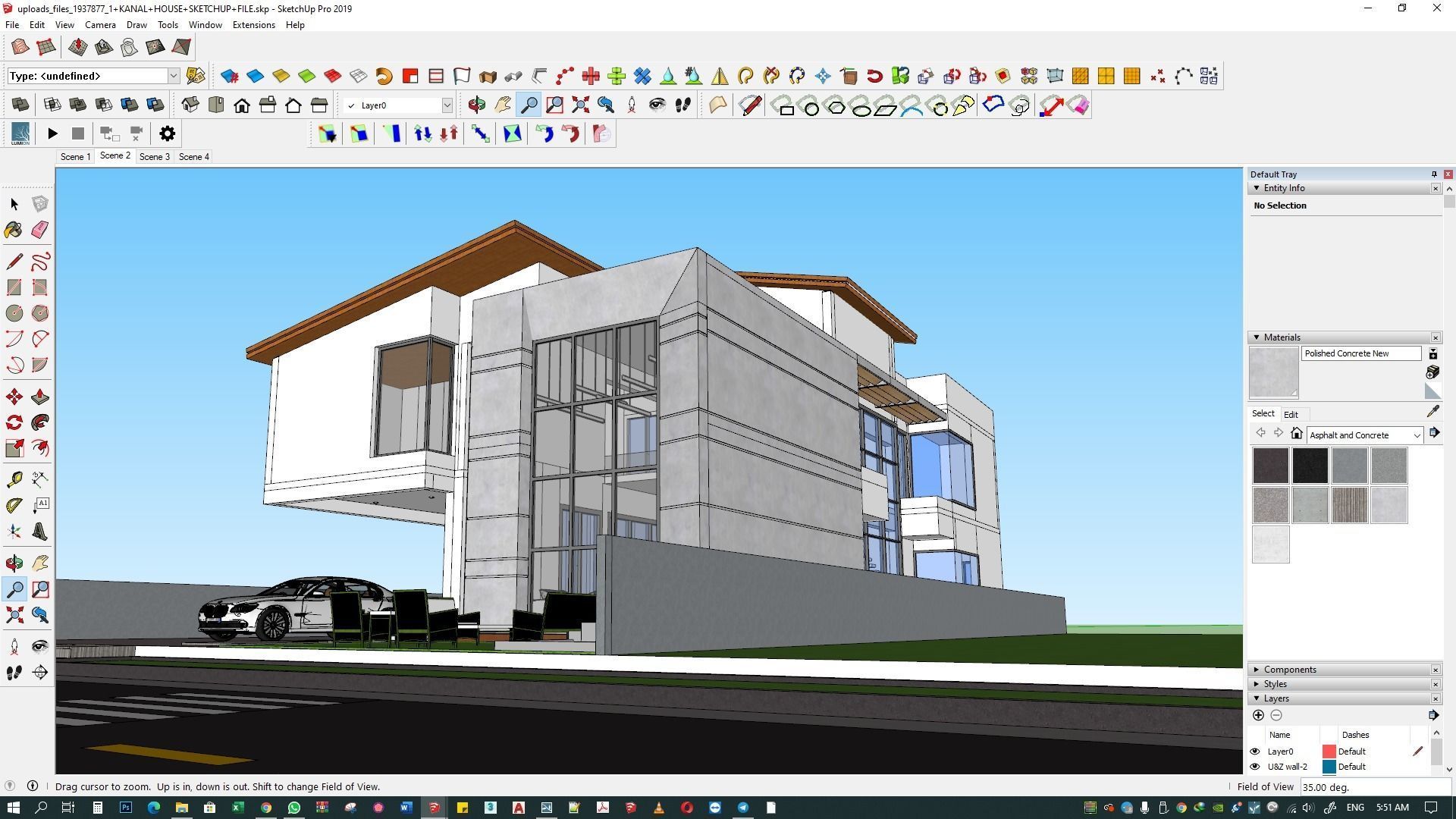 LUXURY HOUSE SKETCHUP M0DEL  3D model_17