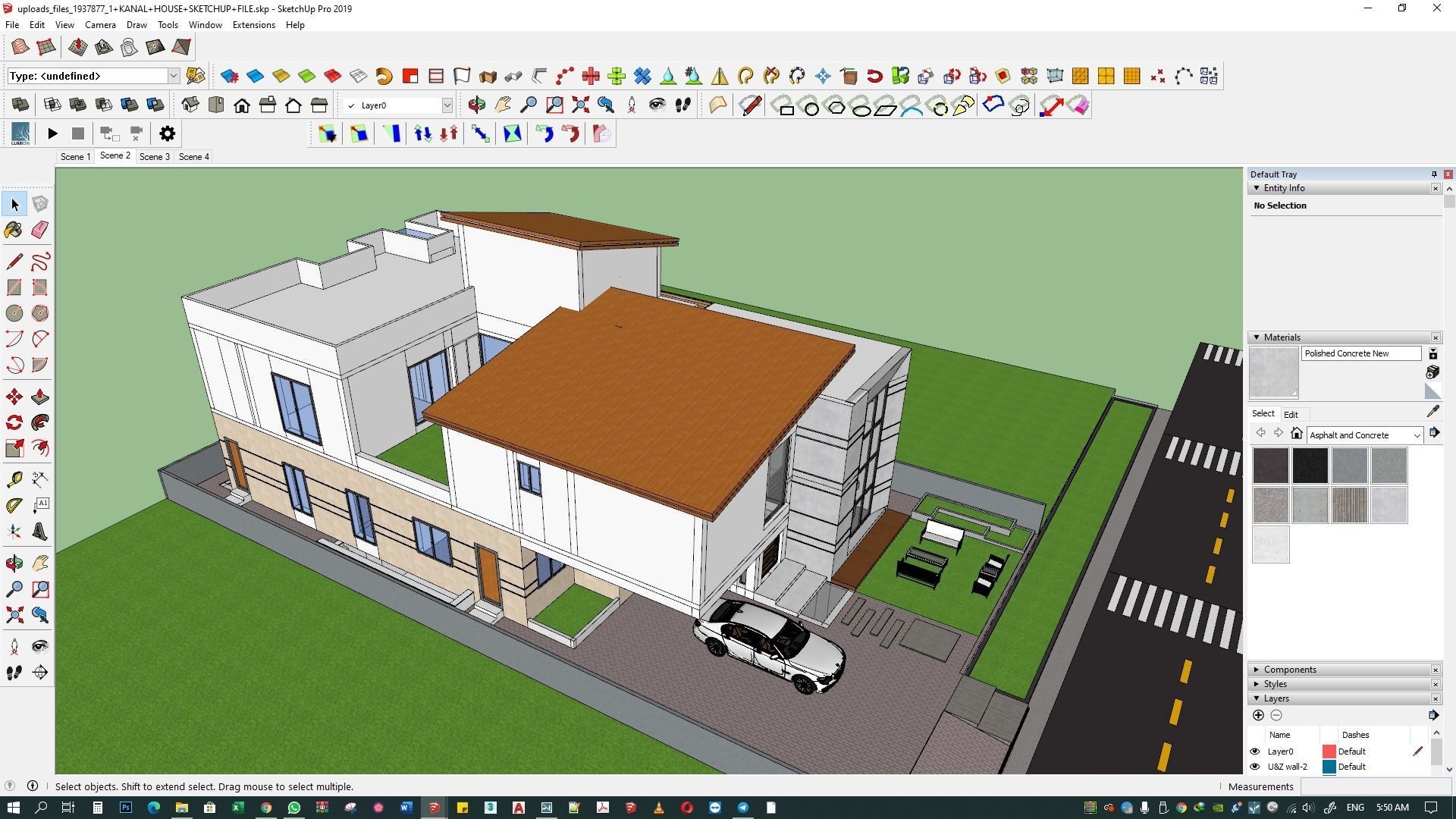 LUXURY HOUSE SKETCHUP M0DEL  3D model_13