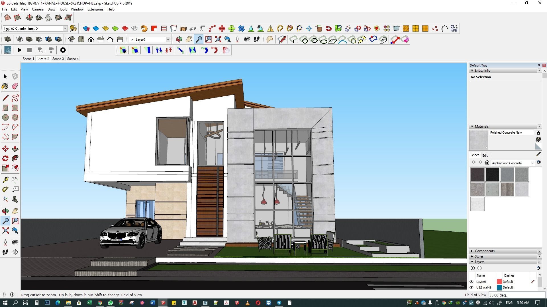 LUXURY HOUSE SKETCHUP M0DEL  3D model_16