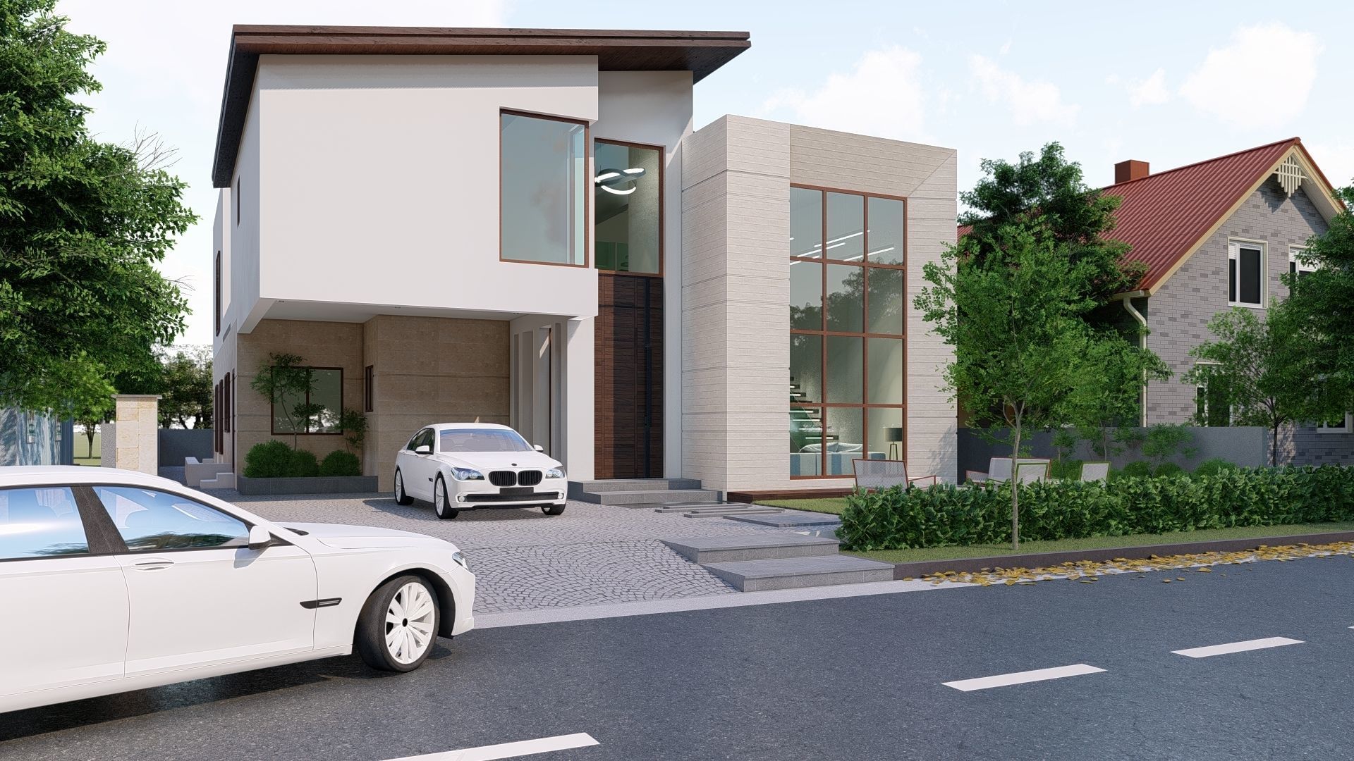 LUXURY HOUSE SKETCHUP M0DEL  3D model_1