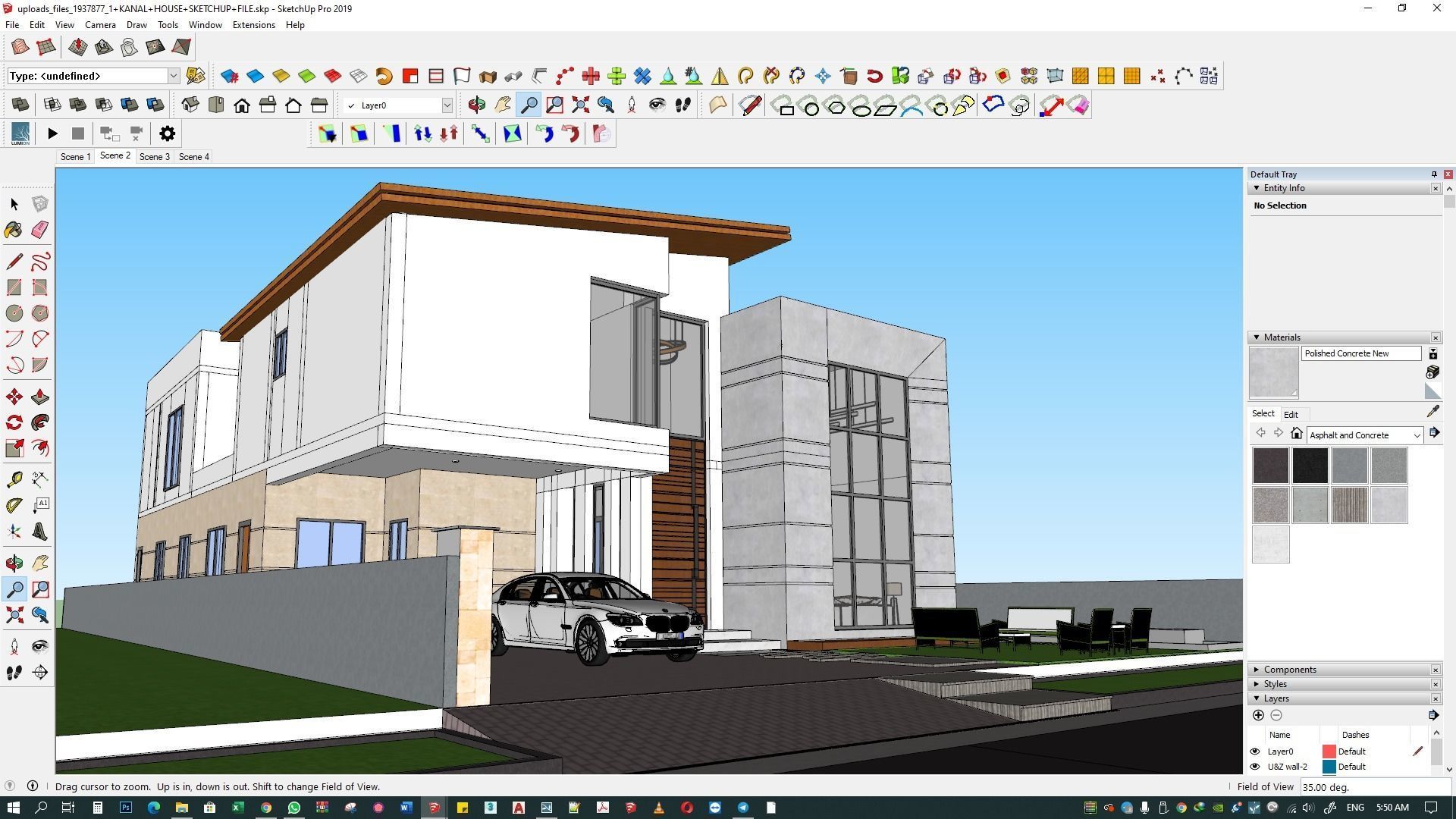 LUXURY HOUSE SKETCHUP M0DEL  3D model_15