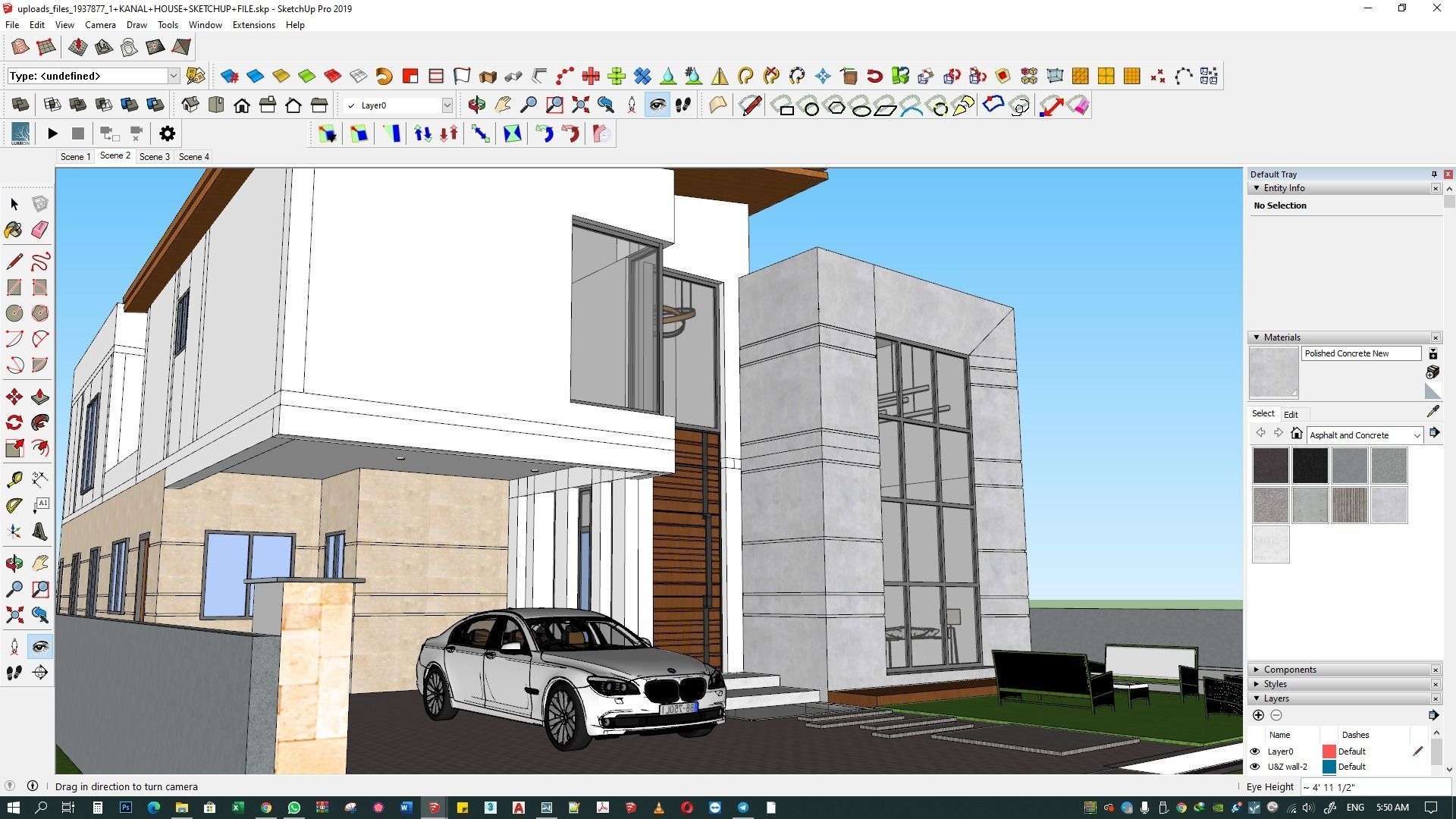LUXURY HOUSE SKETCHUP M0DEL  3D model_14
