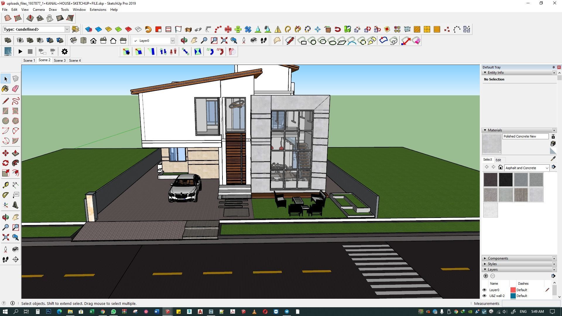 LUXURY HOUSE SKETCHUP M0DEL  3D model_4