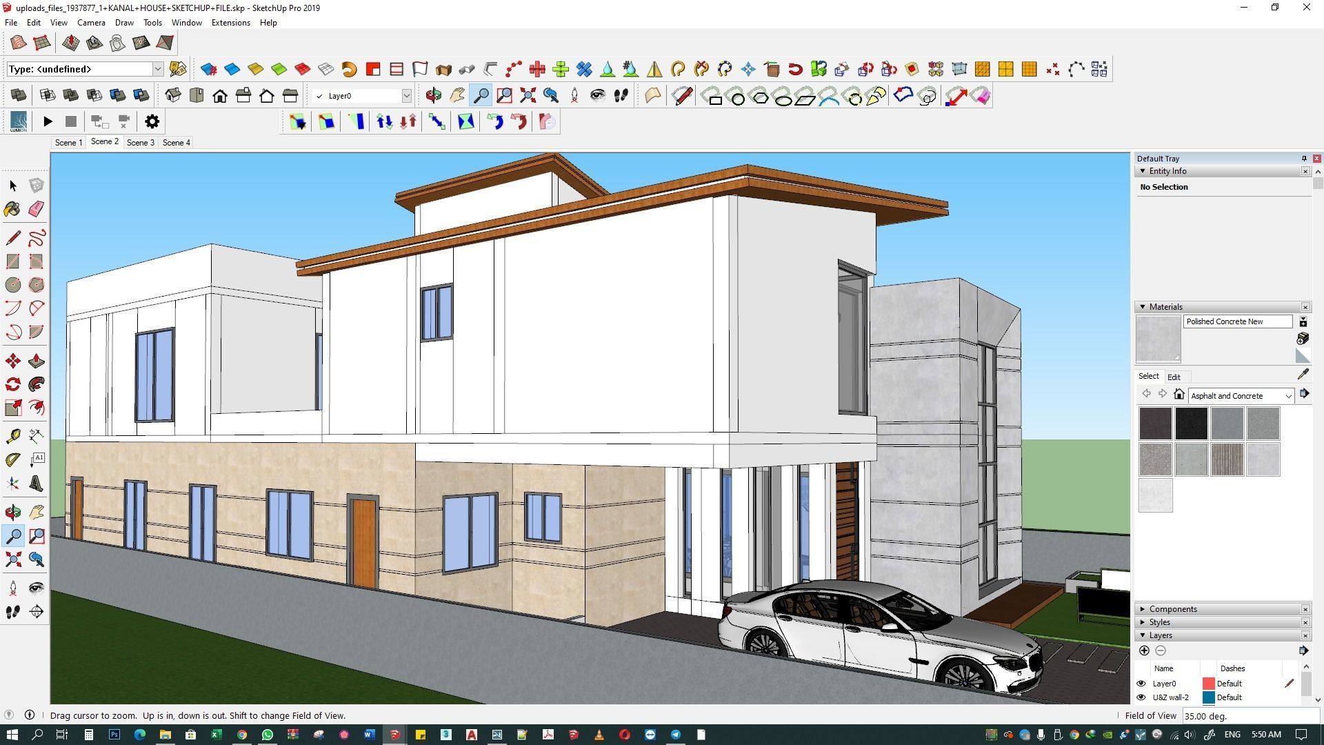 LUXURY HOUSE SKETCHUP M0DEL  3D model_8