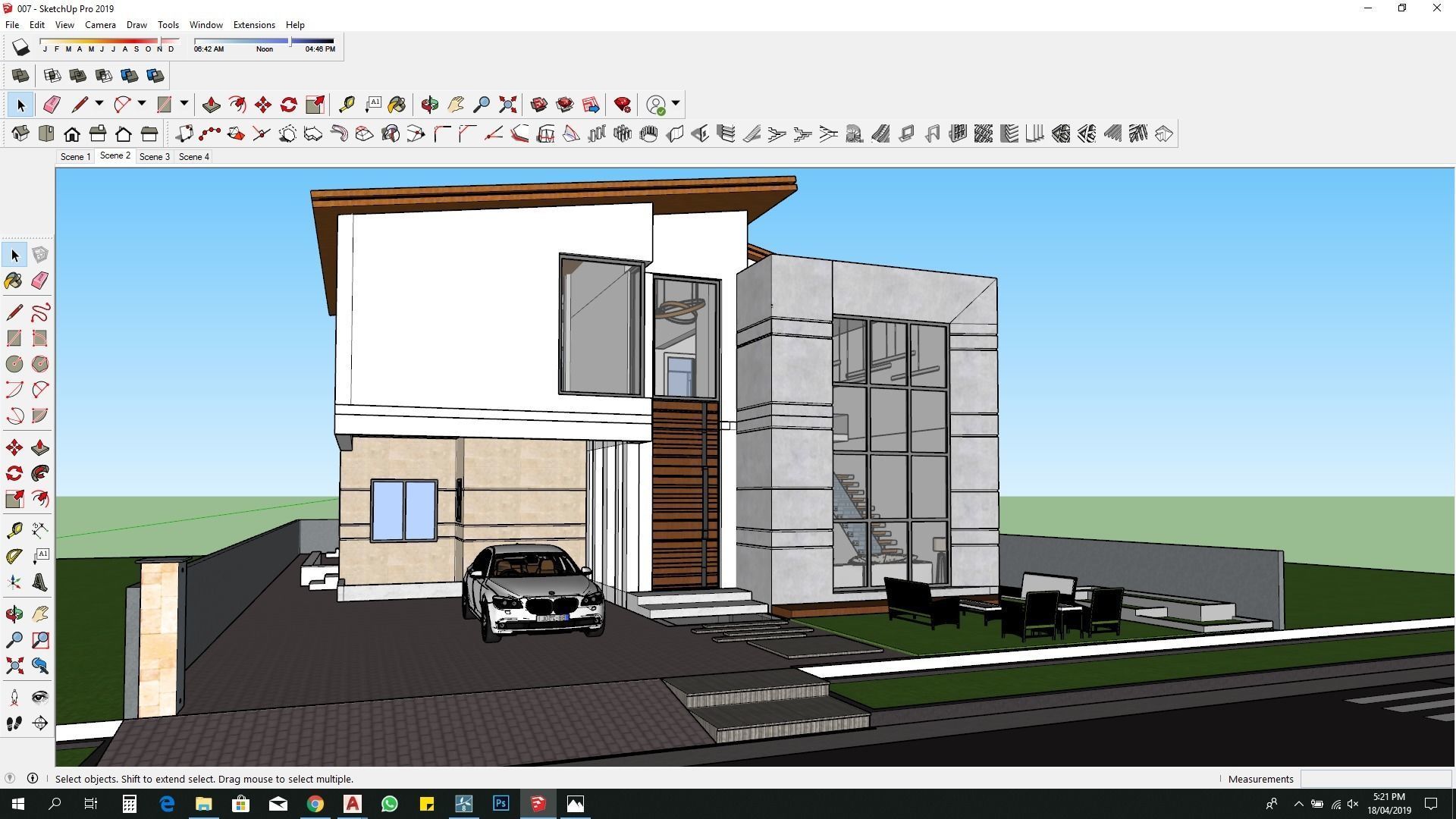 LUXURY HOUSE SKETCHUP M0DEL  3D model_2