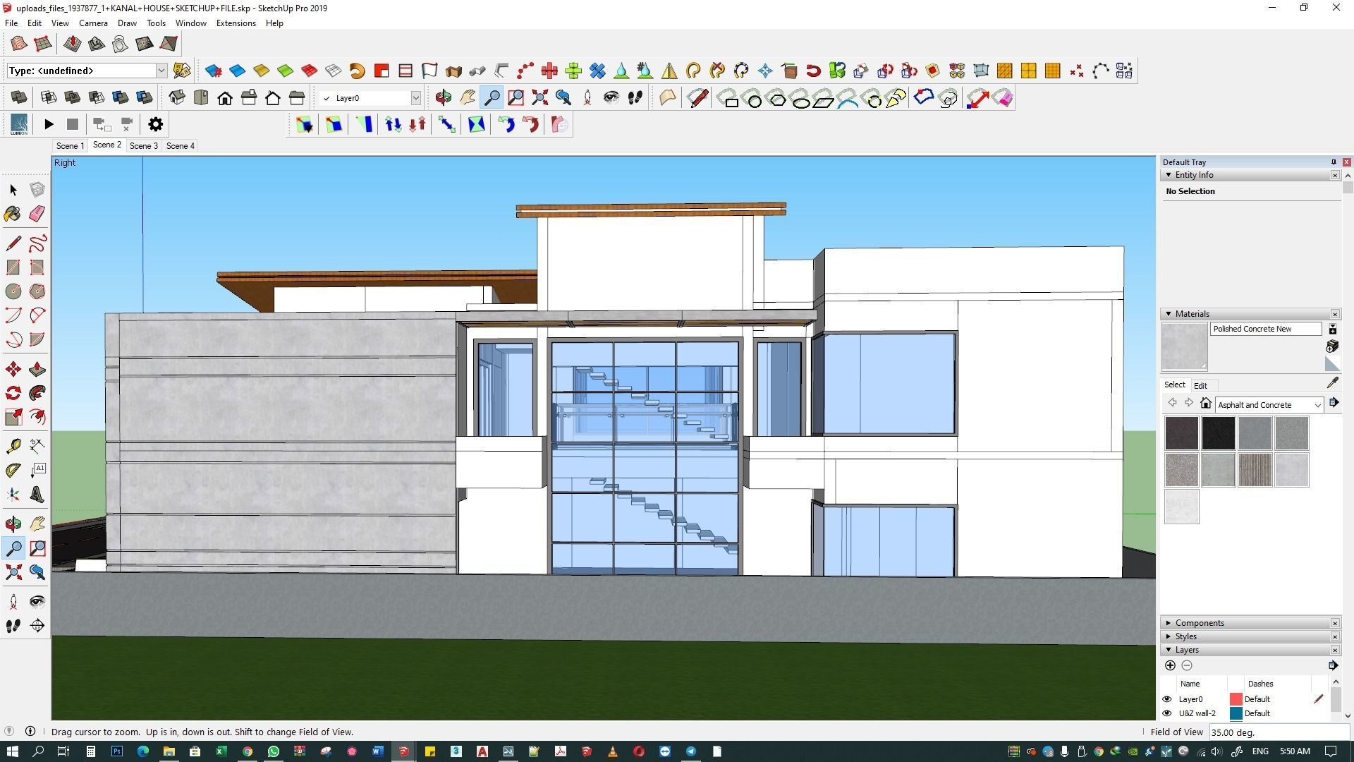 LUXURY HOUSE SKETCHUP M0DEL  3D model_10