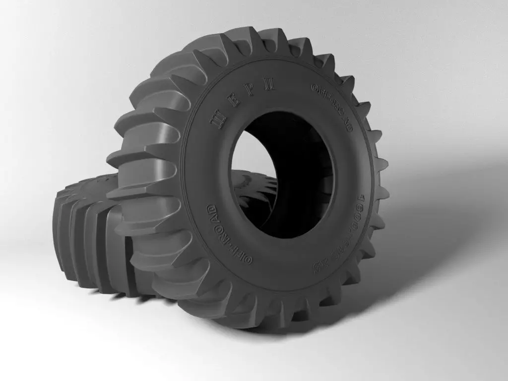  All terrain vehicle wheel SHERP 3D model_0