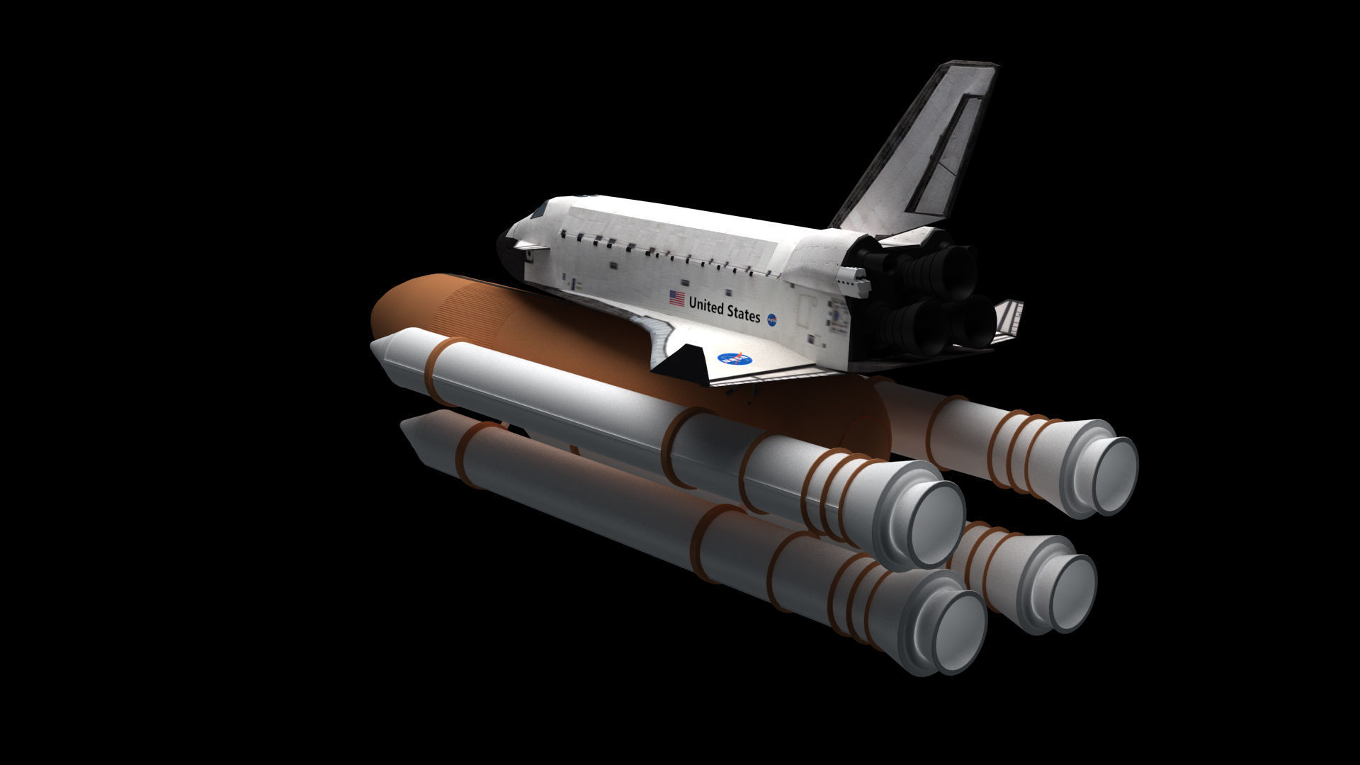 Space Shuttle  3D model_1