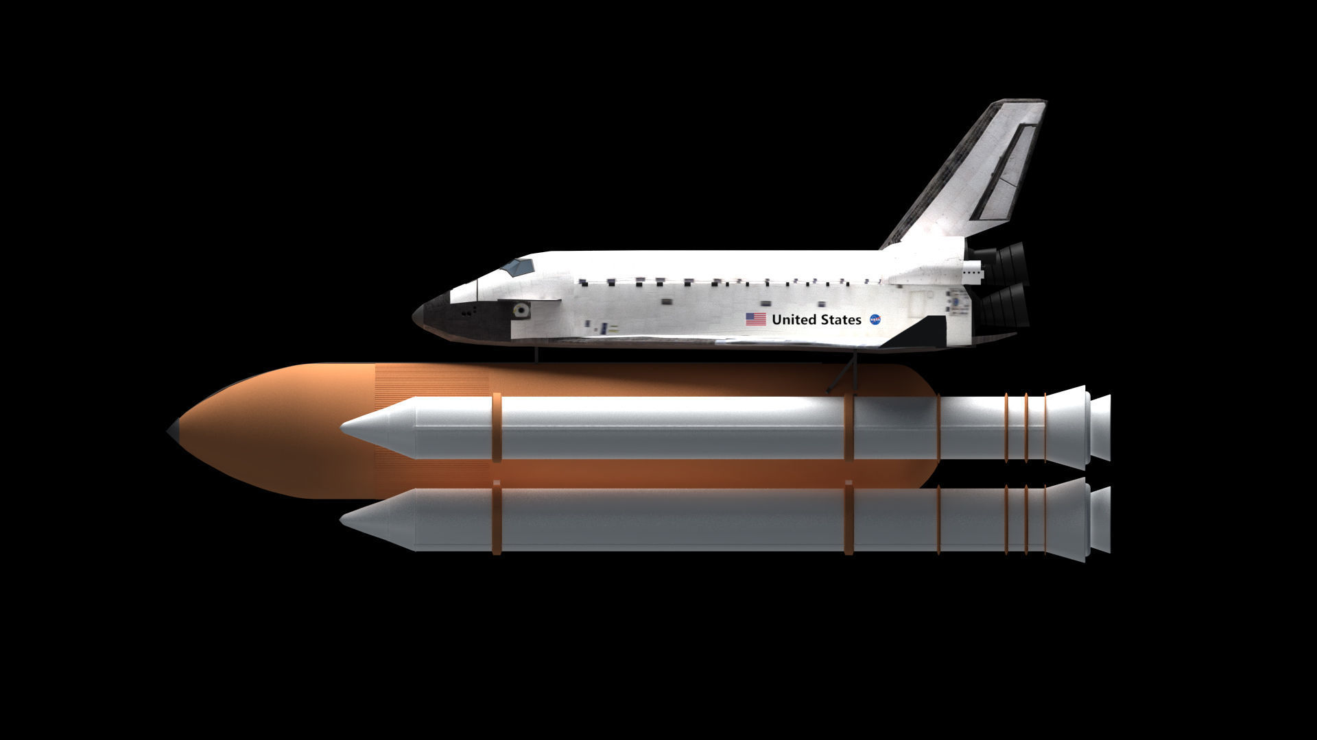 Space Shuttle  3D model_2