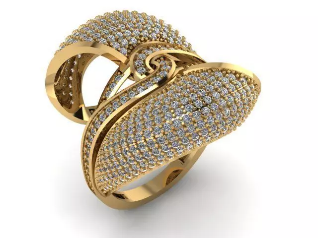 Fancy Ring 3D print model_0