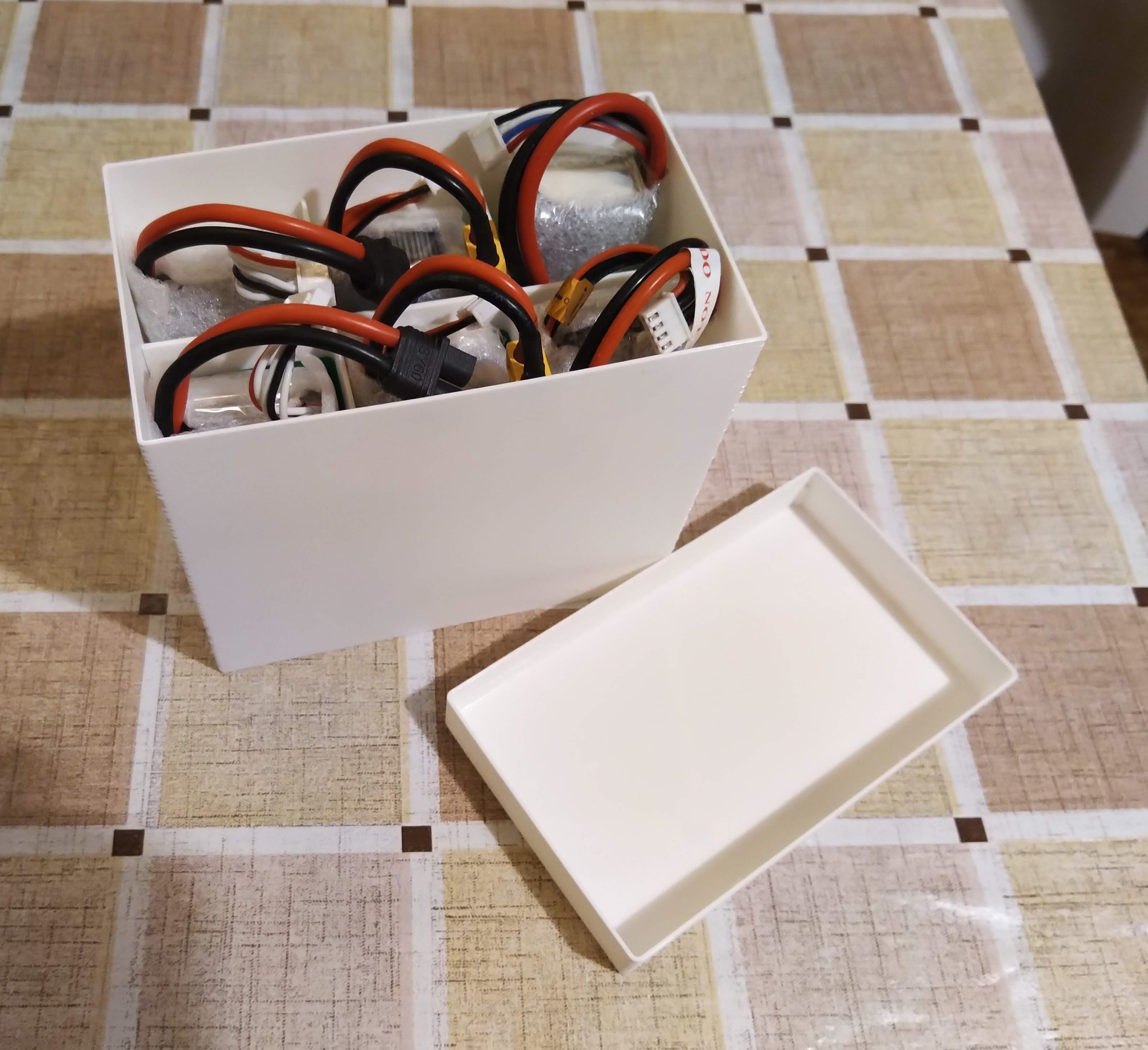 FPV Battery Case 1300-1500 4s 3D print model_1