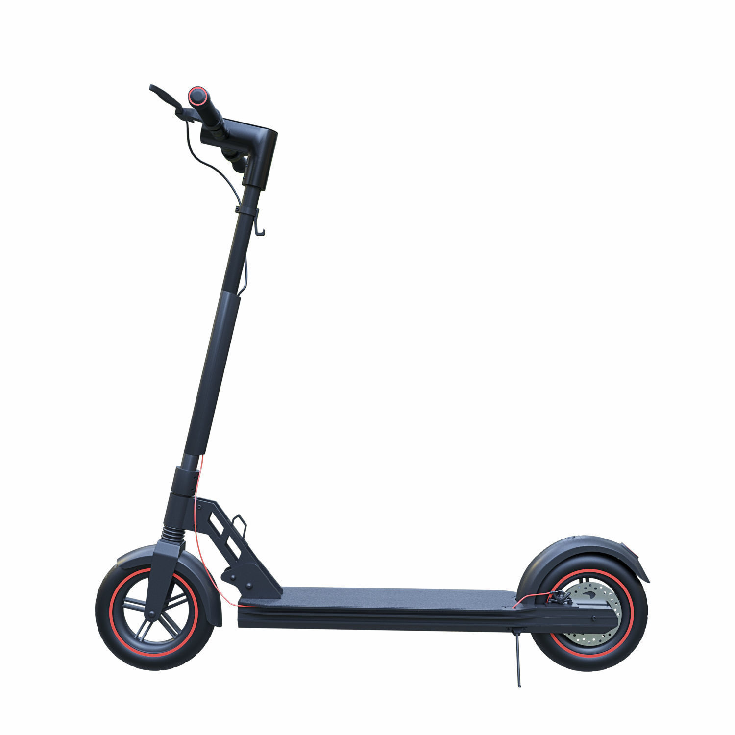 Set of electric scooters Xiaomi Mijia Scooter Unicool Foldable 3D model_3