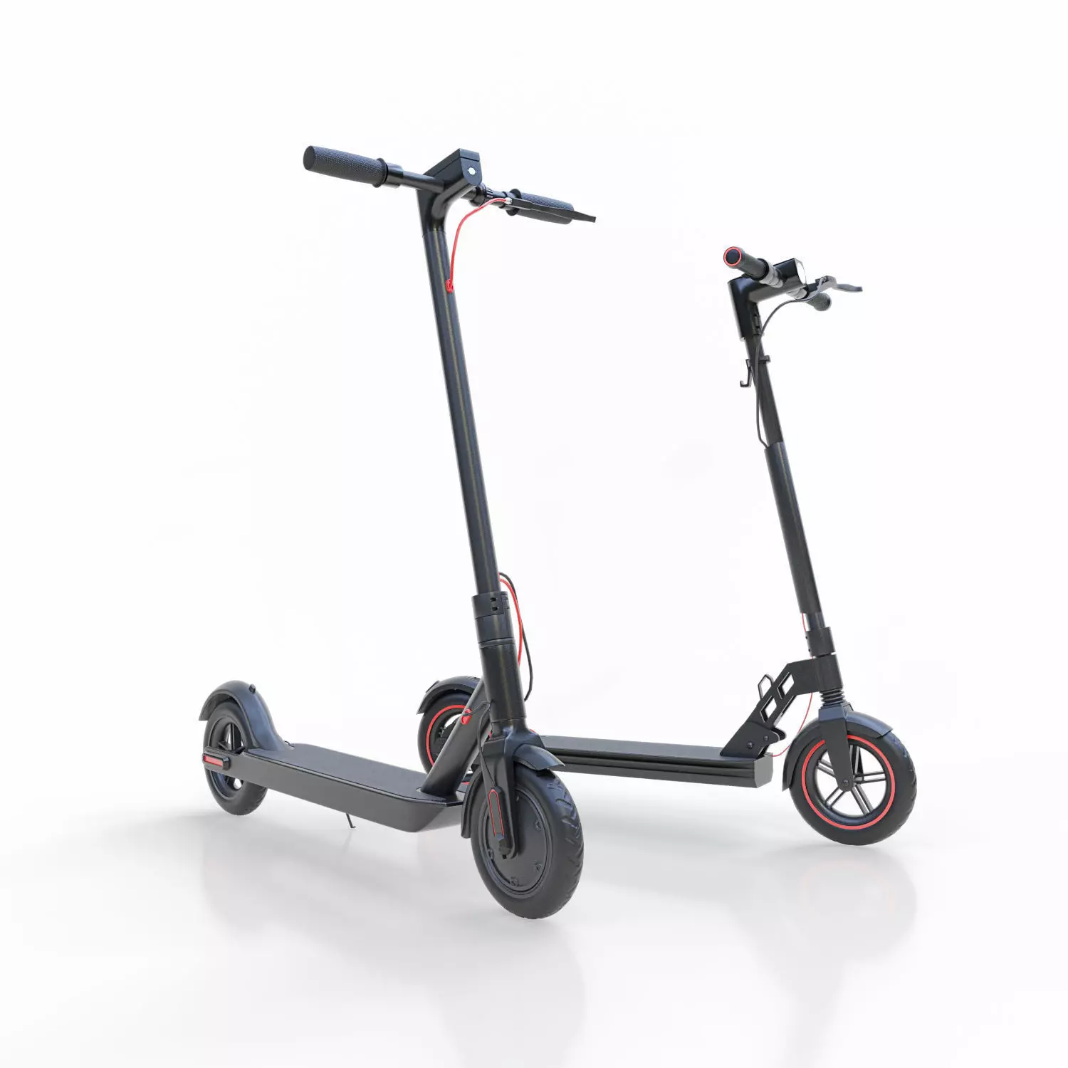 Set of electric scooters Xiaomi Mijia Scooter Unicool Foldable 3D model_0