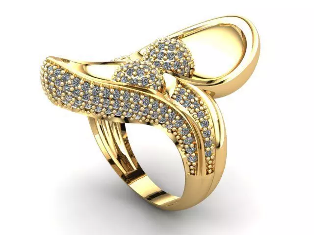 Fancy Ring 3D print model_0