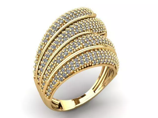 Fancy Ring 3D print model_0