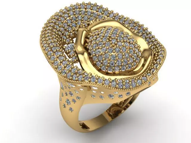 Fancy Ring 3D print model_0