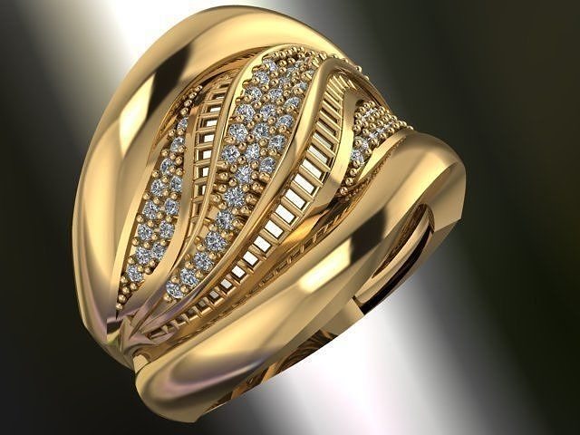 Fancy Ring 3D print model