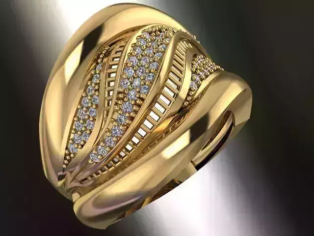 Fancy Ring 3D print model