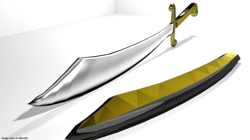 Sword - Tang 3D model_2