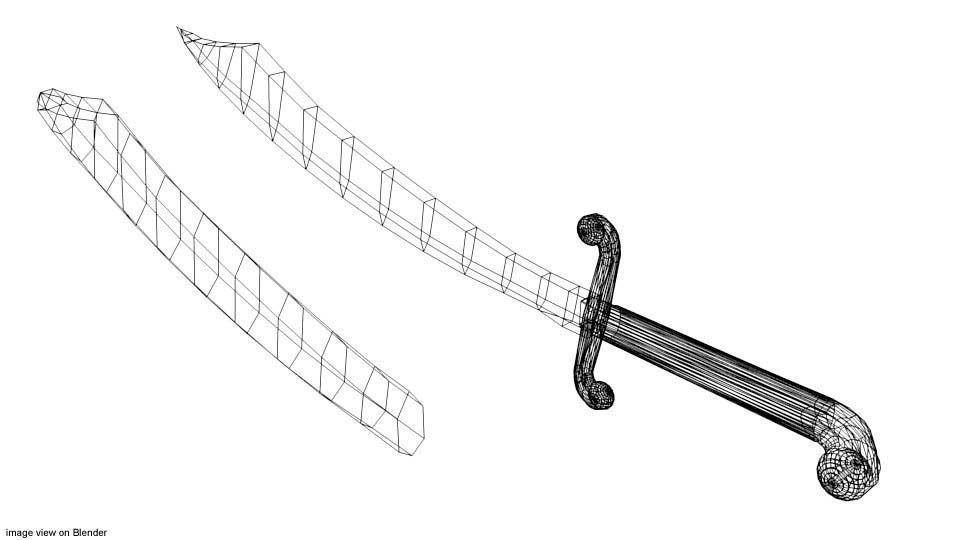 Sword - Tang 3D model_3