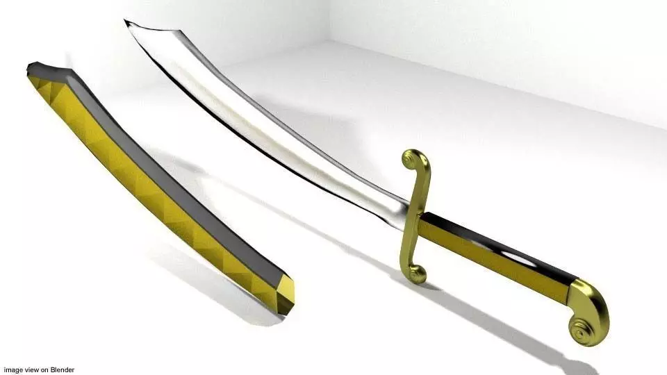 Sword - Tang 3D model_0