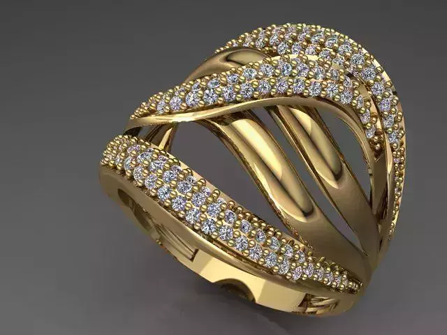 Fancy Ring 3D print model
