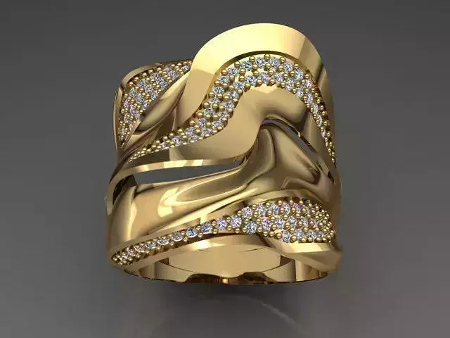 Fancy Ring 3D print model