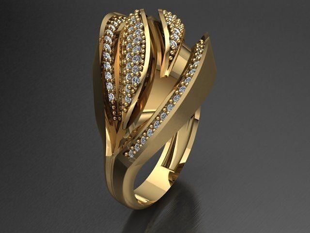 Fancy Ring 3D print model
