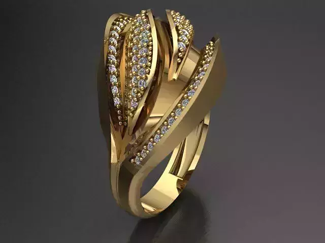 Fancy Ring 3D print model