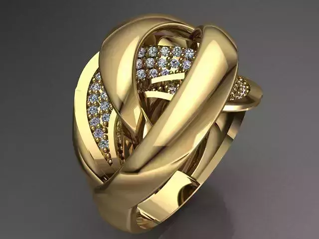 Fancy Ring 3D print model