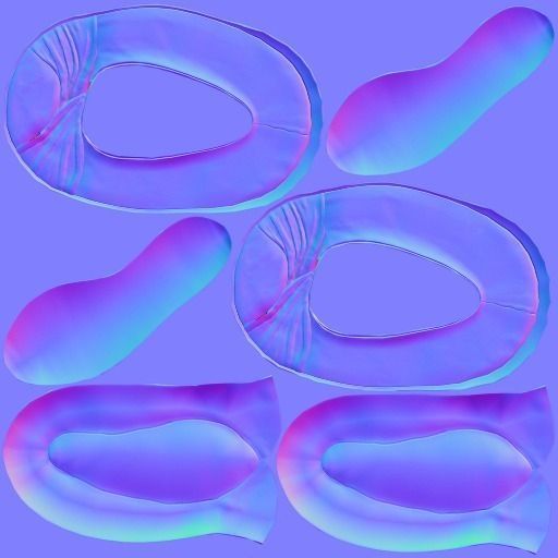 FEMALE MODEL airplane flying in night sky Free low-poly 3D model_11