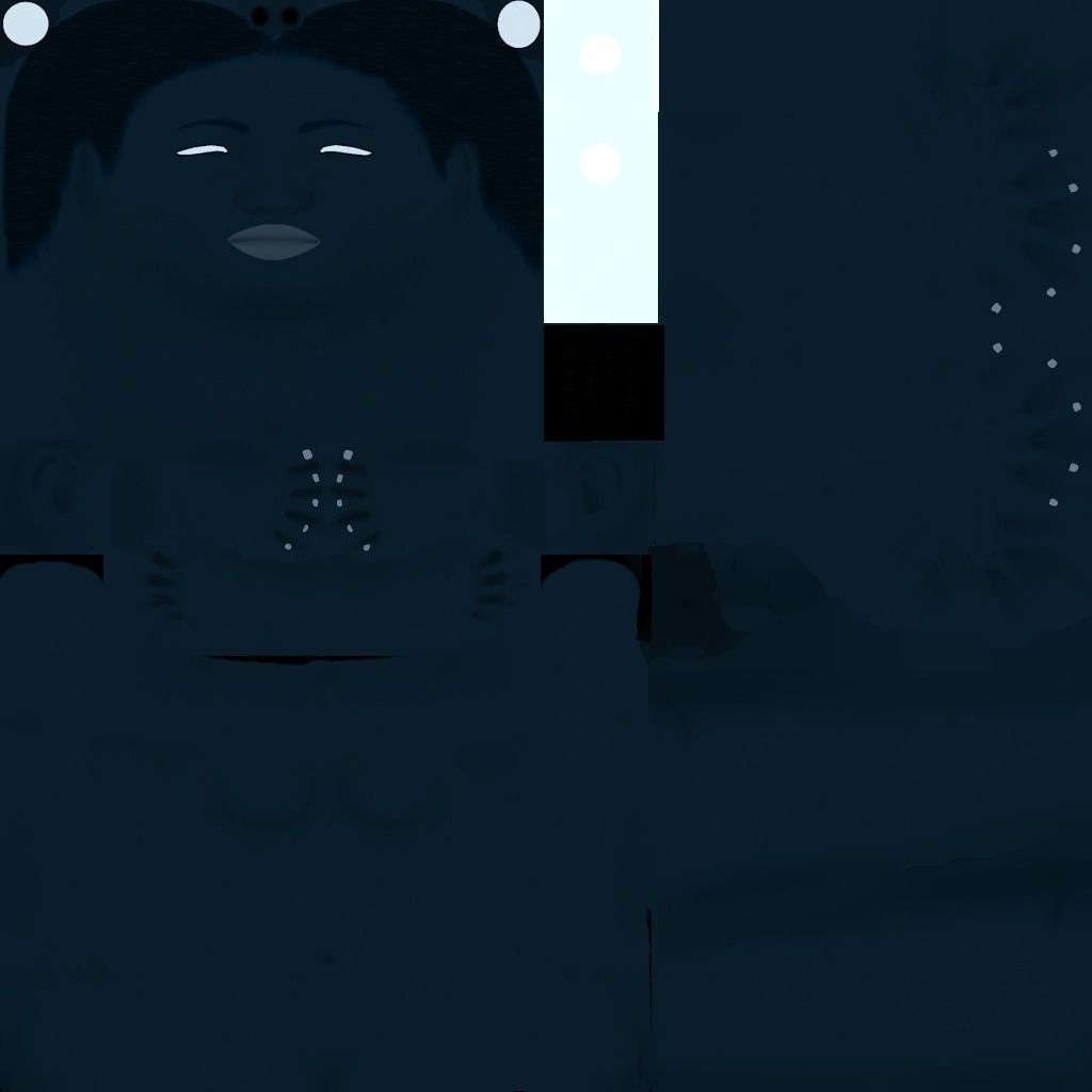 FEMALE MODEL airplane flying in night sky Free low-poly 3D model_6