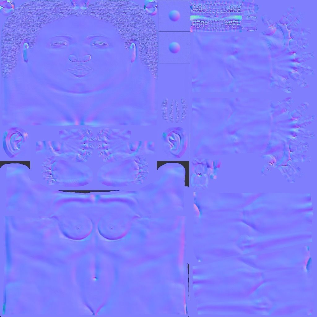 FEMALE MODEL airplane flying in night sky Free low-poly 3D model_14