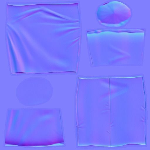 FEMALE MODEL airplane flying in night sky Free low-poly 3D model_5