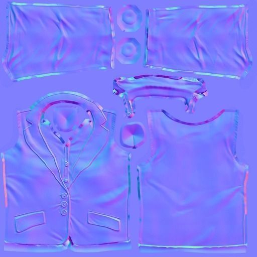 FEMALE MODEL airplane flying in night sky Free low-poly 3D model_19