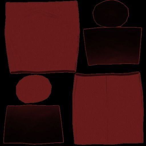 FEMALE MODEL airplane flying in night sky Free low-poly 3D model_1