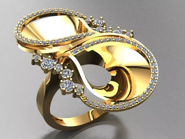 Fancy Ring 3D print model_0