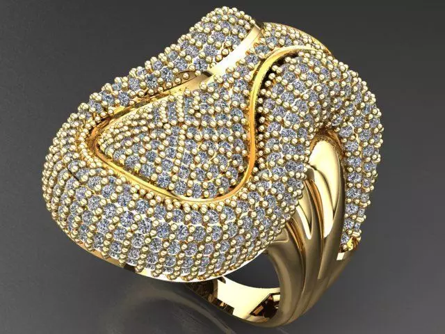 Fancy Ring 3D print model_0