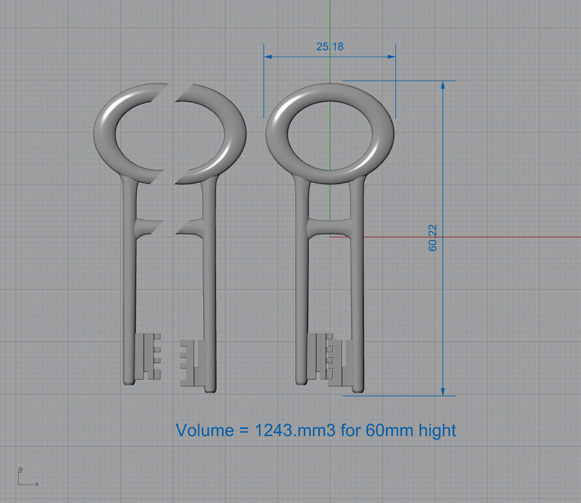 Devy Jones reversed key - original 3D print model_5
