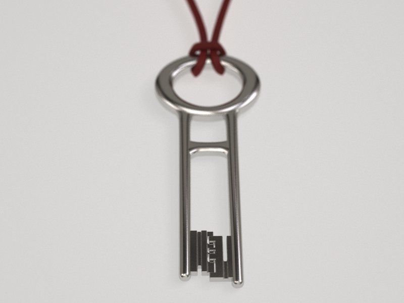 Devy Jones reversed key - original 3D print model_2