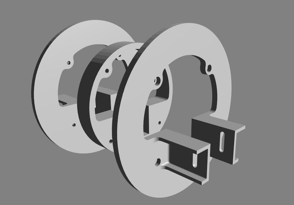 solenoid support  3D print model_4